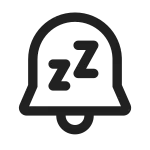 Alert Snooze SVG Icon